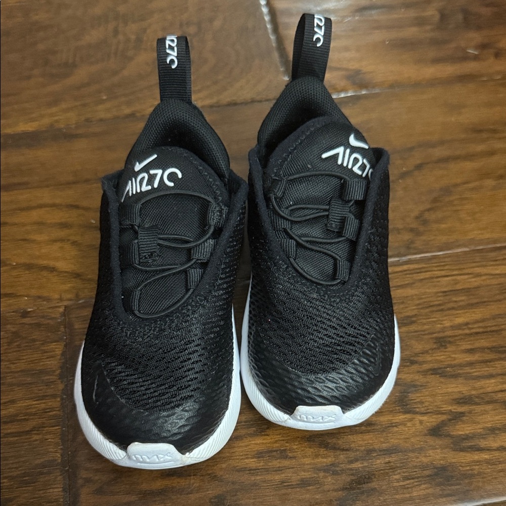 Nike Kids Black and White Air Max Sneakers